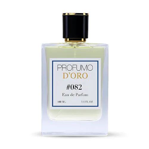 Profumo D’oro #082 – moderner Flakon, Hauptansicht des frischen, grünen Eau de Parfum
